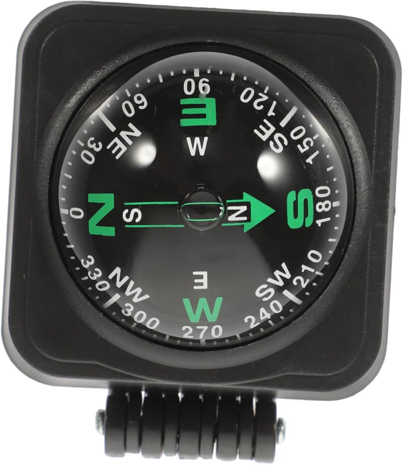 SOLUSTRE Car Compass Ball Automotive Compass for Dashboard Boat Auto Off-Road Vehicles Versatile for Travel Exploration - Image 1